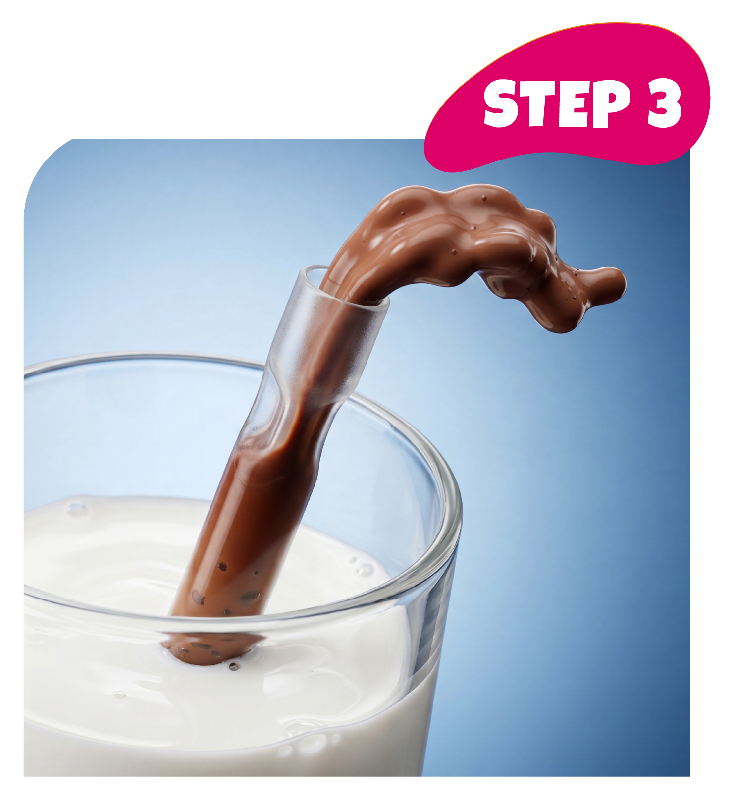 Step 3: il latte diventa goloso